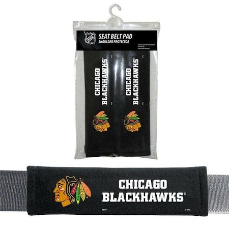 Fremont Die Consumer Products Inc Fremont Die 2324586714 Chicago Blackhawks Seat Belt Pads 2324586714